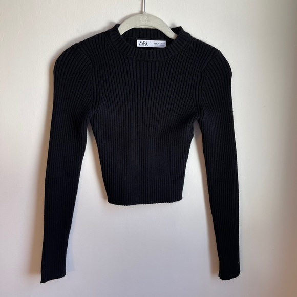 Zara Tops - Zara long sleeved crop top
